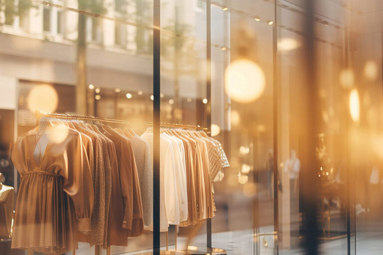 fall outfits in store window