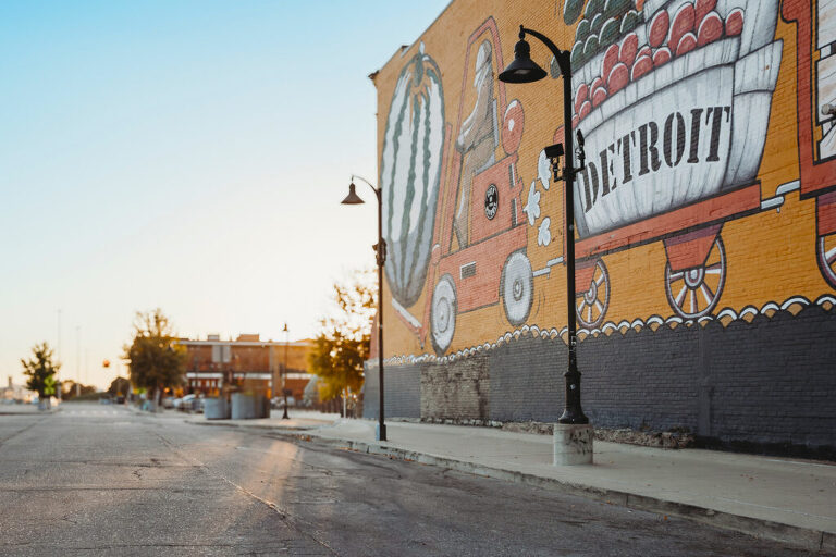 Detroit Eastern Market Street view