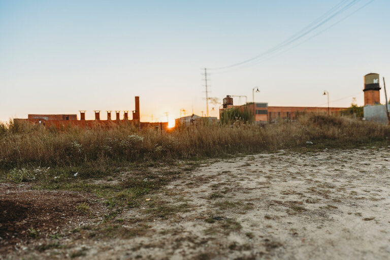 Detroit industrial view